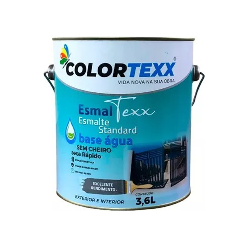 Esmalte Sem Cheiro Texx 3,6l Standard Base Agua  Colortexx