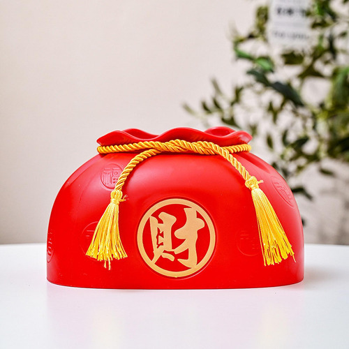 Caja De Pañuelos Con Forma De 20,5 Cm X 15,7 Cm Rojo