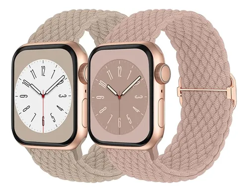 Malla Braided Solo Loop Apple Watch Band Serie 8 7 6 5 41mm