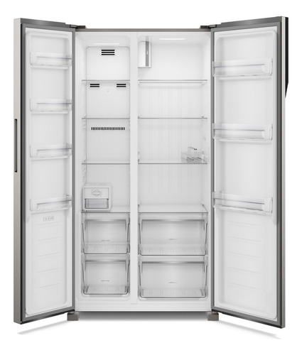 Geladeira Electrolux Side By Side 435l (is4s) - 220v Cinza