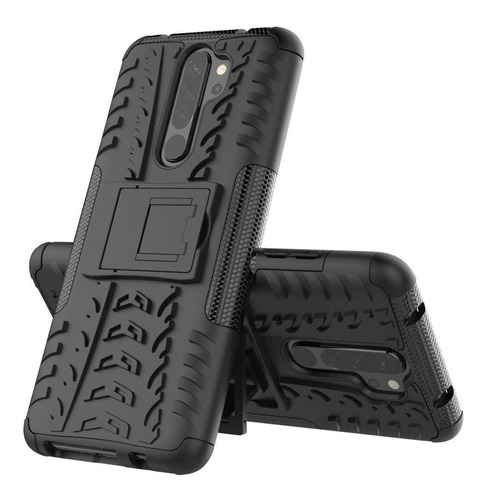 Estuche Protector Jkase Xiaomi Redmi Note 8 Pro - Negro