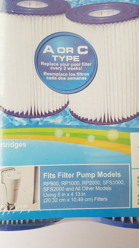 Filtro Para Alberca Tipo A O C