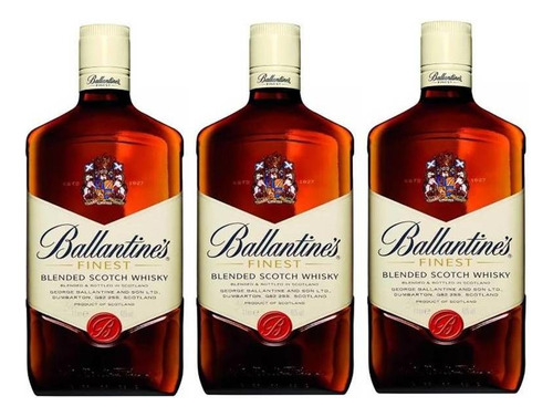 Whisky Ballantines Finest 08 Anos 1 Lt 03 Unidades
