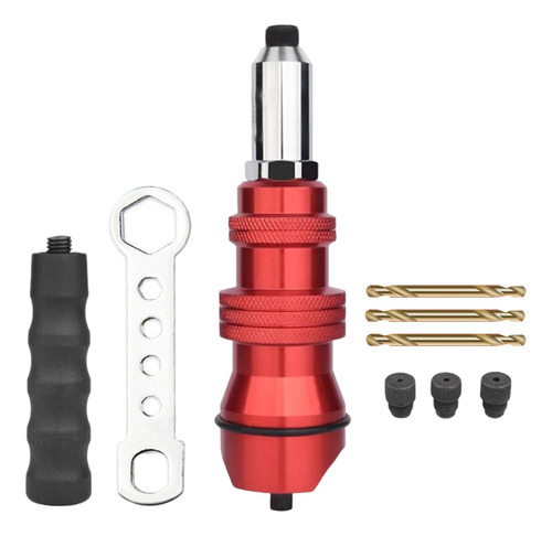Cordless Drill Riveter Adapter Attachment 1 Set And Drill