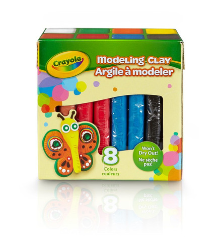 32 Barras De Plastilina Crayola En 8 Colores.