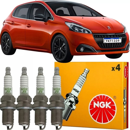 Jogo De Vela Original Ngk Peugeot 208 1.5 8v 2014 2015 2016