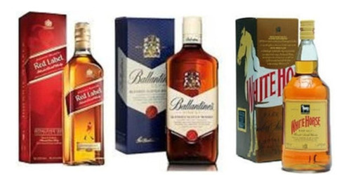 Whisky ( Red Label 1 L + Ballantine's 1 L + White Horse 1 L)