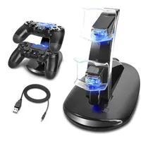 Comprar Base Soporte Cargador Doble 2 Joysticks Ps4 Play Station 4