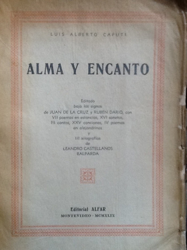Alma Y Encanto - Luis Alberto Caputi - Firmado Xilografías