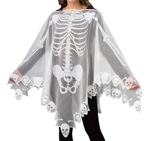 Maycool Disfraces De Halloween Para Mujer Poncho De Esquelet