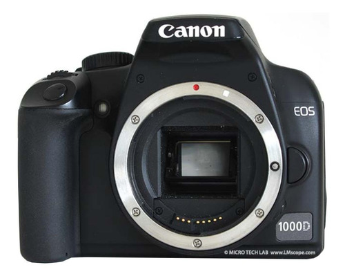  Canon EOS 1000D DSLR cor  preto