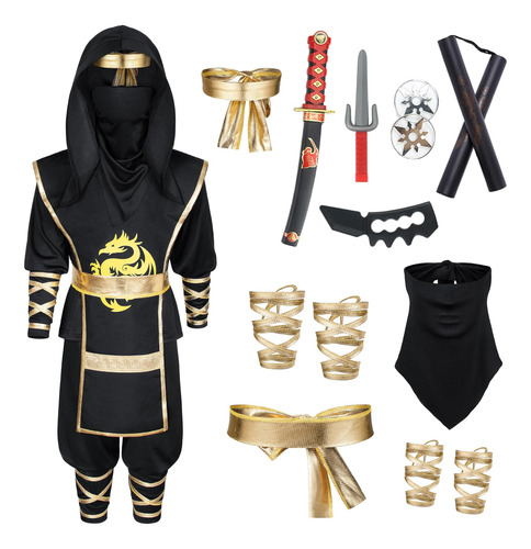 Disfraz De Ninja Para Niños Y Niñas - Disfraz De Ninja Para