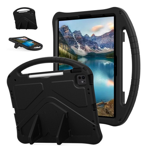 Capa Anti-queda De Eva Para Tablet Com Suporte Para iPad