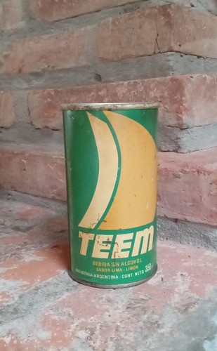 Lata Antigua Gaseosa Teem Años 70 Vacía Colección E (Usado)