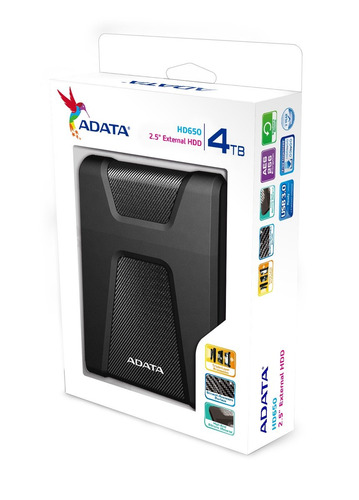 Disco Duro Externo Adata Hd650 4tb Portatil Antigolpes