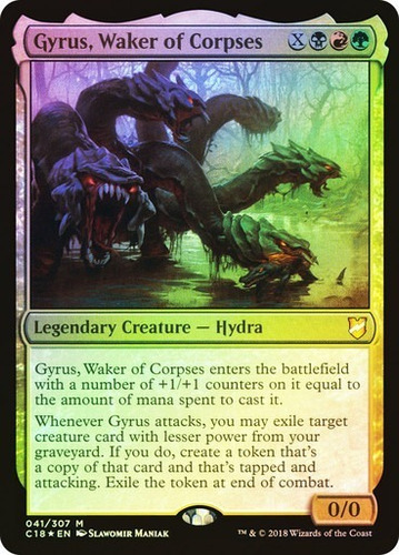 Magic Gyrus, Waker Of Corpses Commander: 2018 Edition (foil)