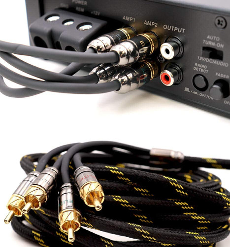 Elite Audio Ea-pro420 Cable Rca De Cobre Sin Oxígeno De 20 P