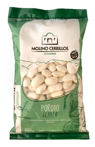 Imagen 1 de 5 de Porotos Pallares Molino Cerrillos Premium Paquete 500g