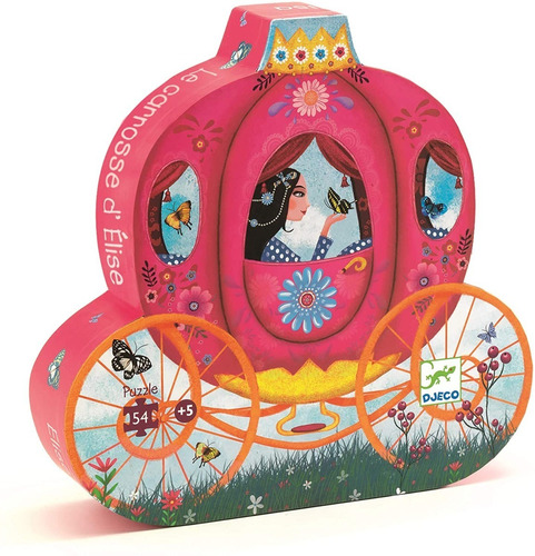 Puzzle Silueta Djeco La Carroza De Elise Cadaques Kids