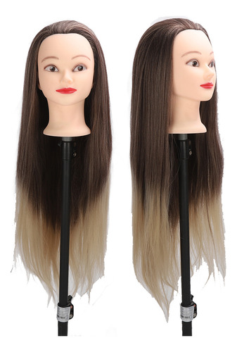 Manequim De Modelagem De Cabelo Comprido Training Head