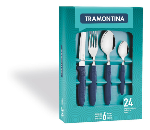 Juego De Cubiertos Tramontina Modelo Ipanema 24 Piezas Nuevo