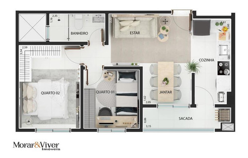 Imagem 13 de 15 de Apartamento Para Venda Em Curitiba, Bairro Alto, 2 Dormitórios, 1 Banheiro, 1 Vaga - Ctb2880_1-1507179
