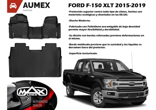 Maxfloormat® Pisos Calce Perfecto Ford F150 Xlt 2015-2020