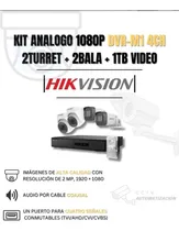 Comprar Kit Analogo 1080p Dvr-m1 4ch + 1tb Video Hikvision Blanco