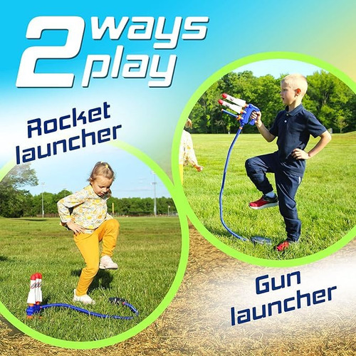 Rocket Launcher New Bounce Para 2 Jugadores Con 4 Cohetes Le