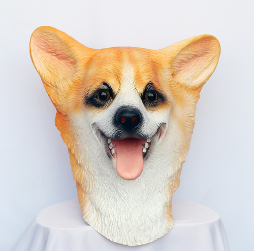 Máscara Para Perro Iso 9001, Máscara De Goma Para Cosplay De