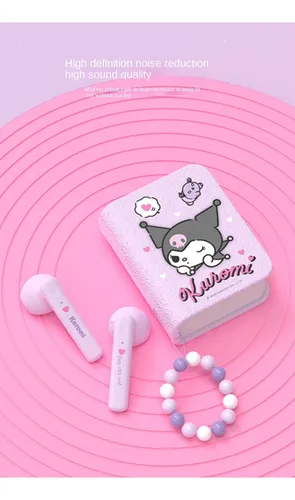 Sanrio Libro Audífono Bluetooth Dibujos Animados Lindo Mini