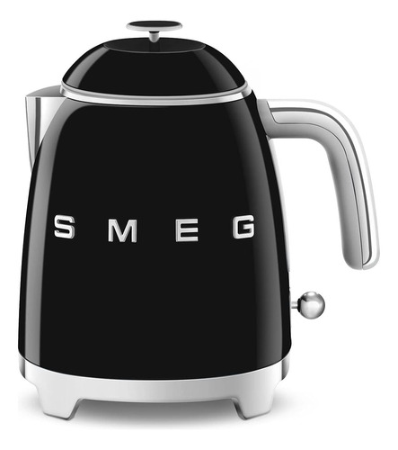 Mini Hervidor Eléctrico Estilo Retro Años 50 Negro Smeg