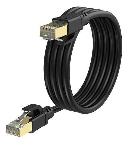 Veetcom - Cable De Red Ethernet Cat8 De 15 Pies  Alta Veloci