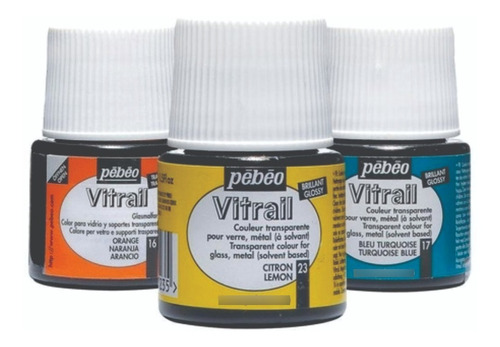 Pintura Vitral Transparente Pebeo X 45 Ml