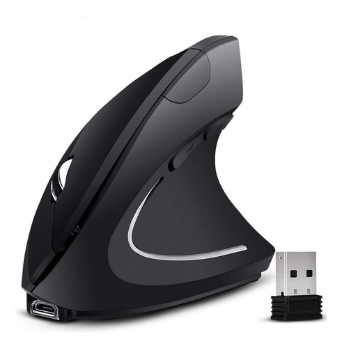 Raton Inalambrico Ergonomico (2,4 G Usb Optico Vertical 1000