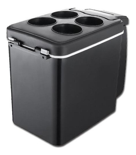6l Negro Mini Coche Refrigerador Más Caliente 12v