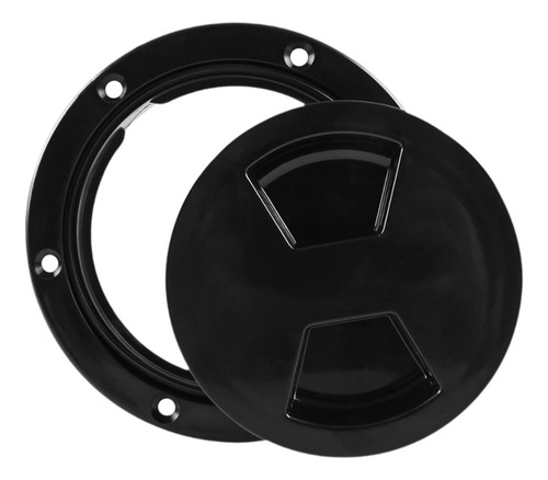 Escotilla Para Embarcación Marina Con 4 Pulgadas Negro