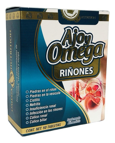 Riñones Ajo Y Omega Nutrition Piedras Cistitis Vesícula Sabor Sin Sabor