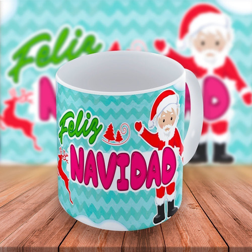 Diseños Plantillas Para Tazas Navidad Sublimación M113