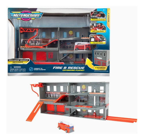 Micromachines Fire & Rescue Juego De Vehículos Exclusivos