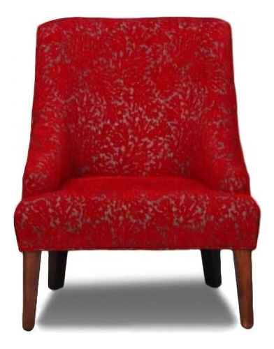 Sillon Florencia Rojos Këssa Muebles Color Rojo Diseño De La Tela Liso