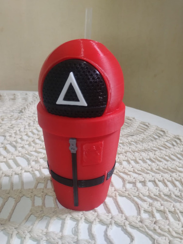 Vaso- El Juego Del Calama -300ml - Impresión 3d Rojo