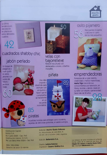 Mucho Gusto Labores Con Goma Eva Simpática Muñeca N°5 * (Usado)