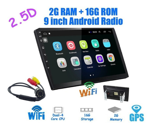 Pack 4radio 9 Pulgadas /gps/wifi/pantalla Tactil/android 8.1