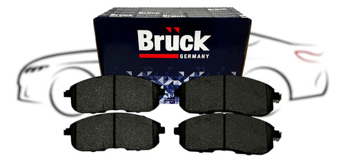 Balatas Delanteras Sentra B17 2013 2014 2015 2016 Bruck