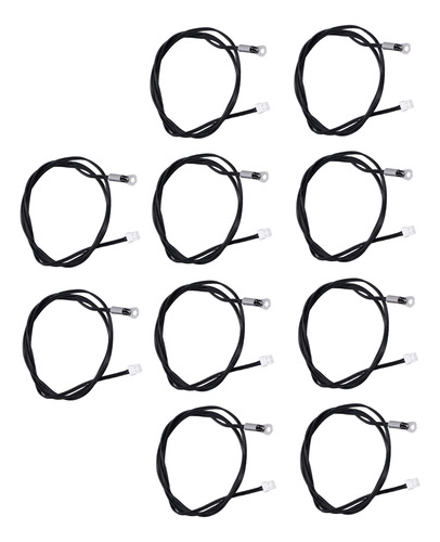 Sonda De Termistor Ntc, 10 Piezas, Sensor De Temperatura, Or