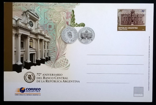 Argentina, Tarjeta Gj Tar 165 Banco Central 2005 Mint L11074