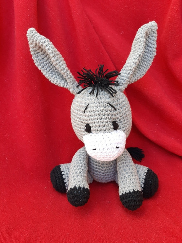 Muñeca Peluche Coneja Apego Tejido Cochret Amigurumi 42cm