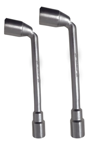 Kit 02 Chave Biela L Furo Passante Vazada 17 mm 19 mm Worker