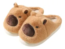 Comprar Qp Pantuflas Capibara, Lindas Pantuflas Algodón Capibara A